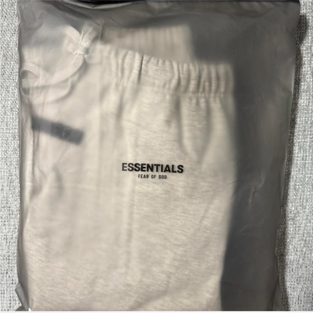 Fear of God Essentials Light Gray Joggers - Picture 3 of 3